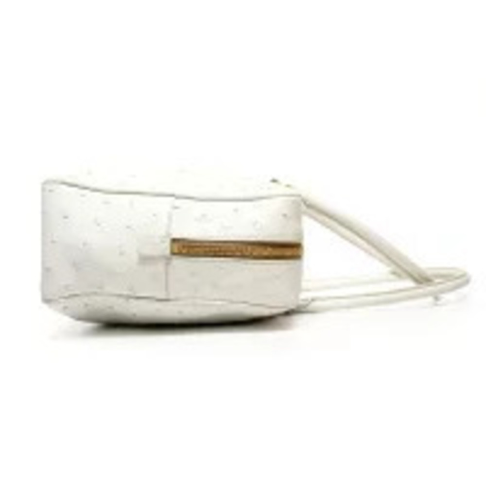 Prada Ostrich Handbag White - Picture 4 of 11